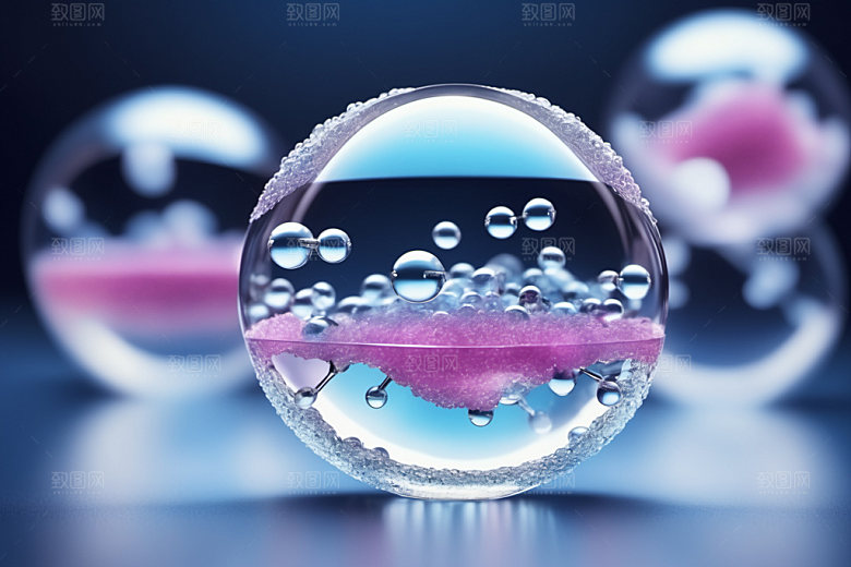医美细胞美容3D模型