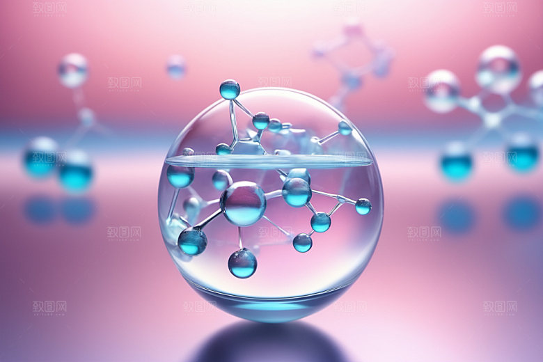 医美细胞分子护肤模型