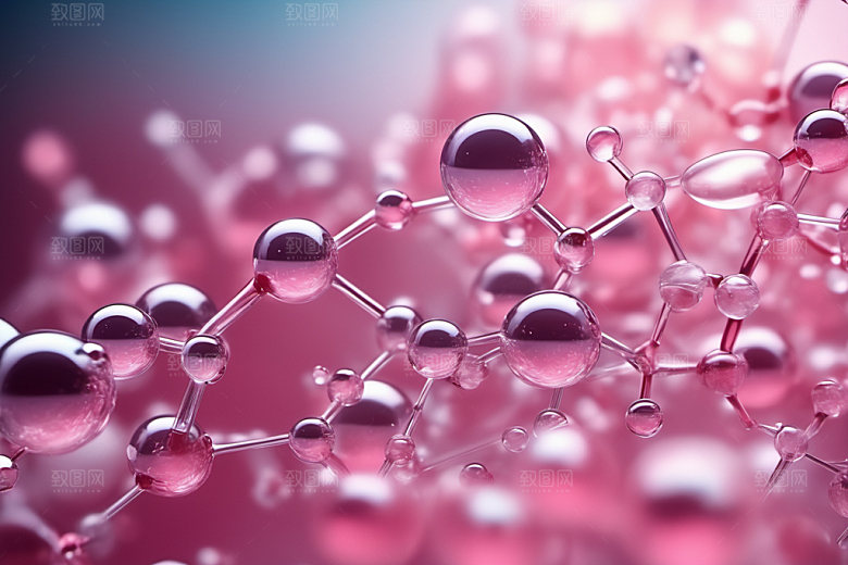 医美细胞泡泡分子模型