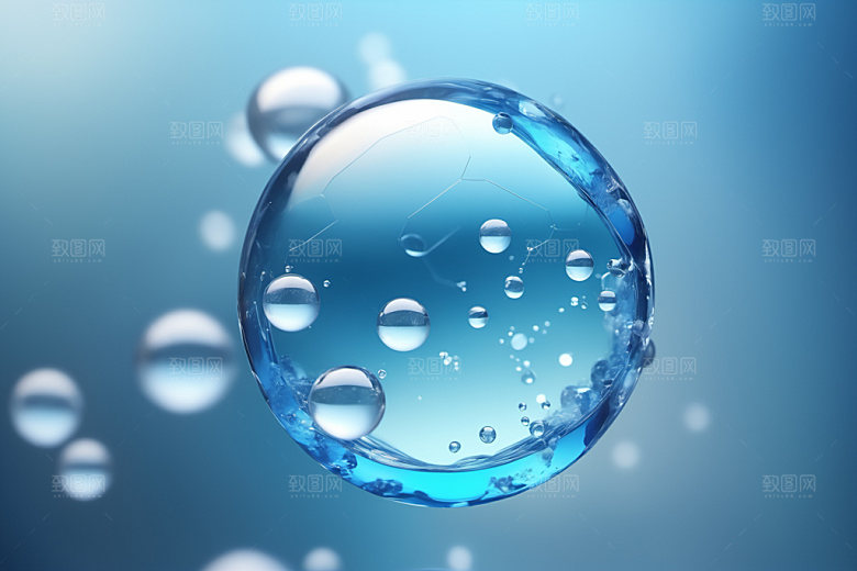 医美细胞元素分子模型