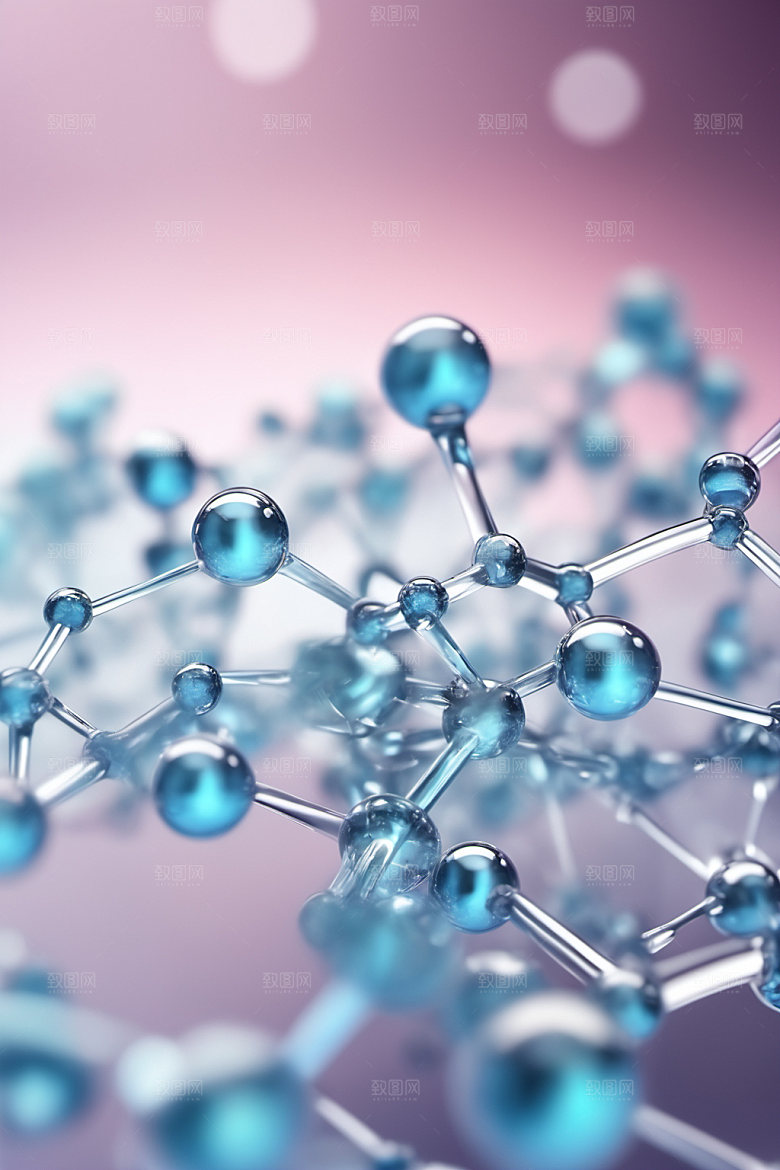 医美细胞泡泡分子模型