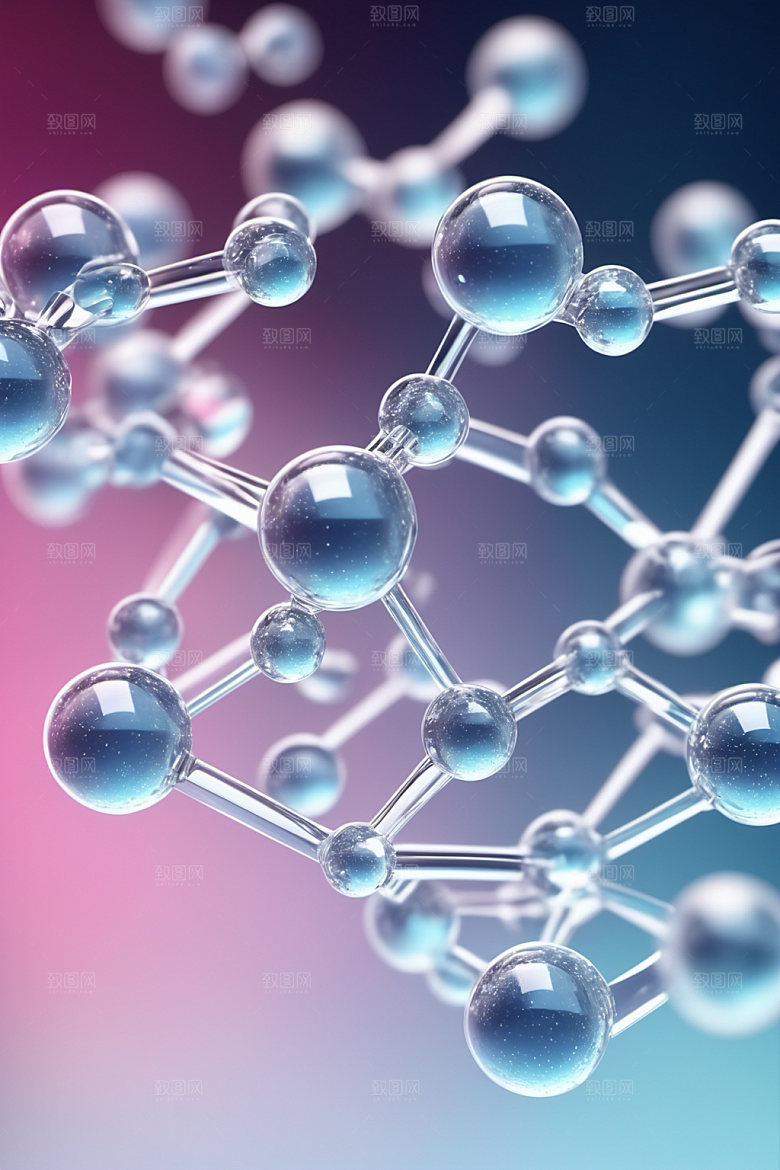 医美细胞美容分子模型