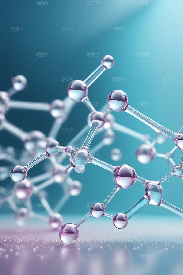 医美细胞抽象分子模型