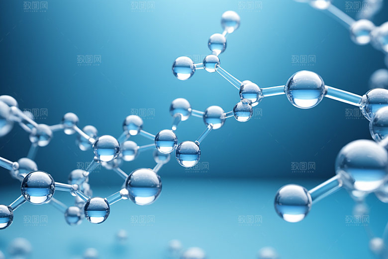 医美细胞透明分子模型