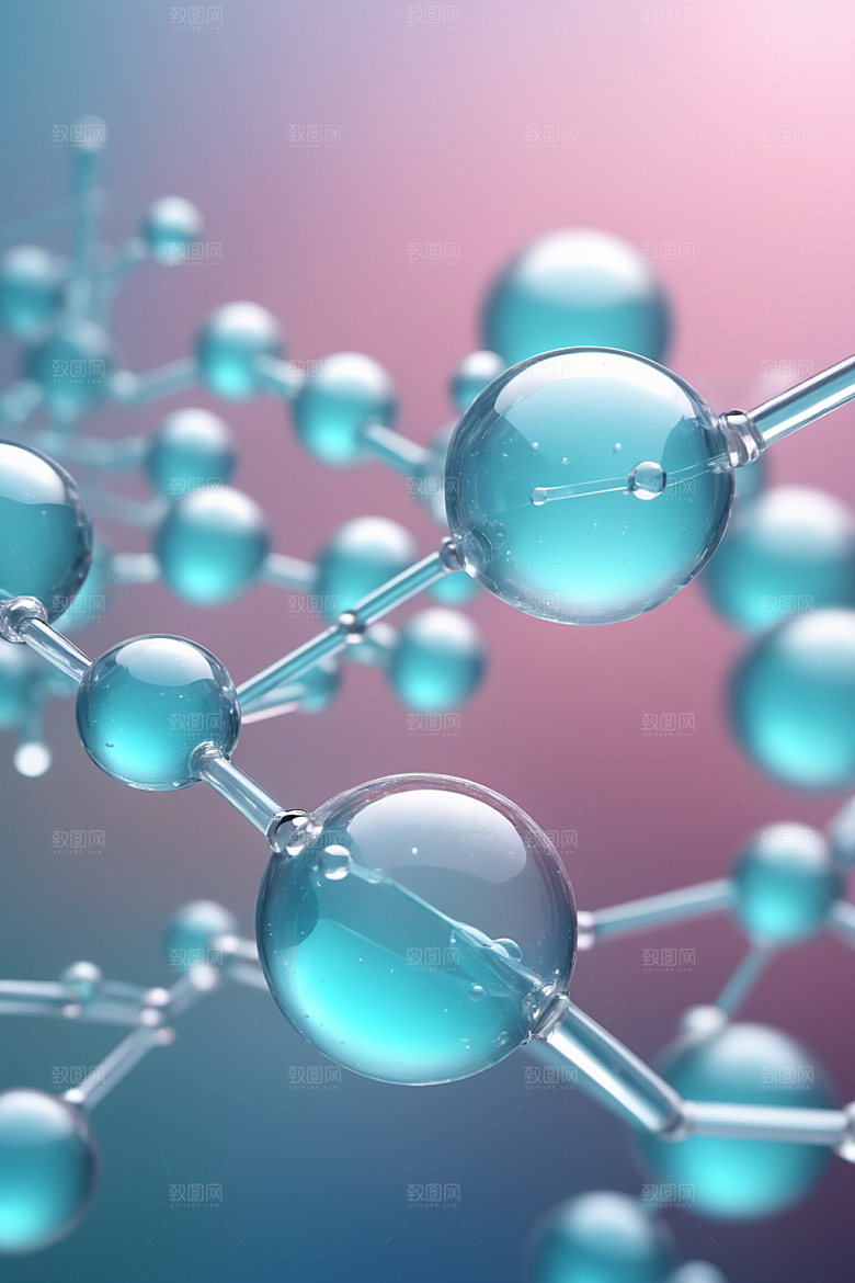 医美细胞泡泡3D模型