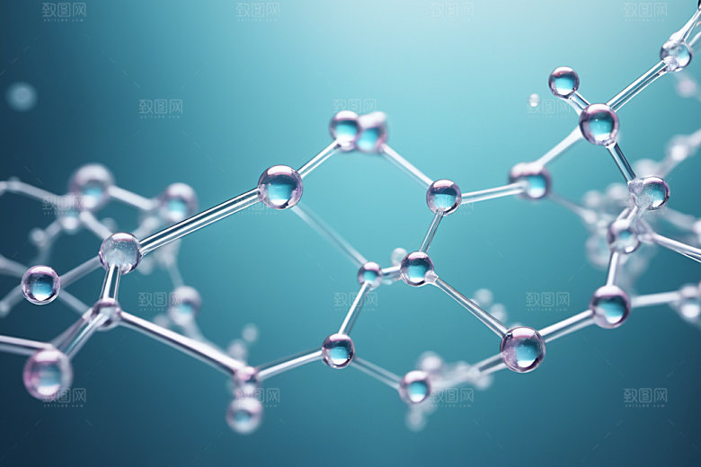医美细胞抽象分子模型