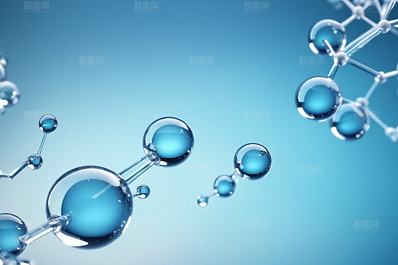 医美细胞抽象立体模型
