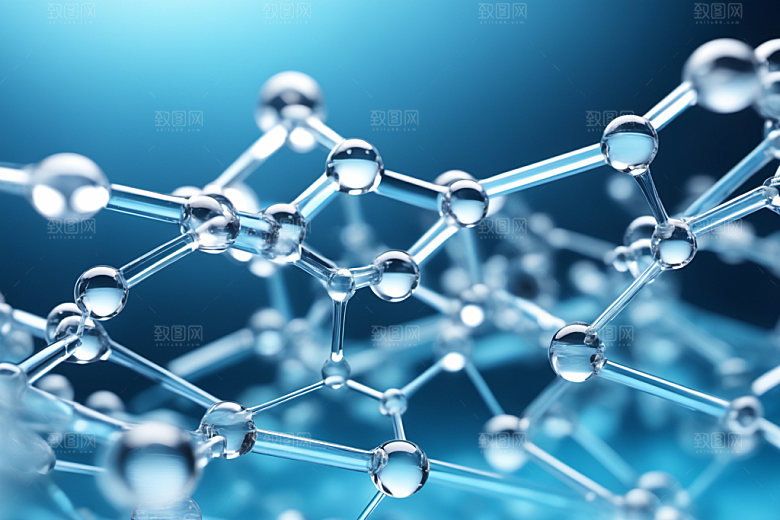 医美细胞抽象分子模型