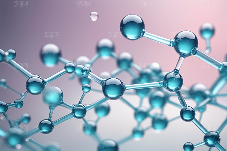 医美细胞抽象分子模型