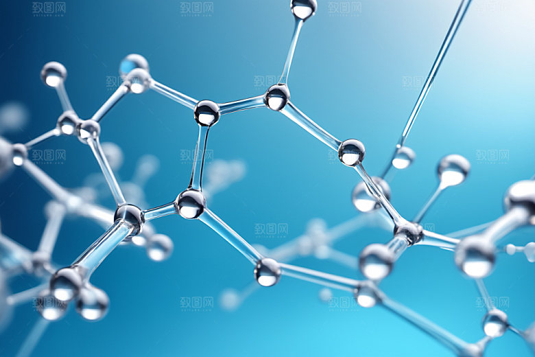 医美细胞透明分子模型