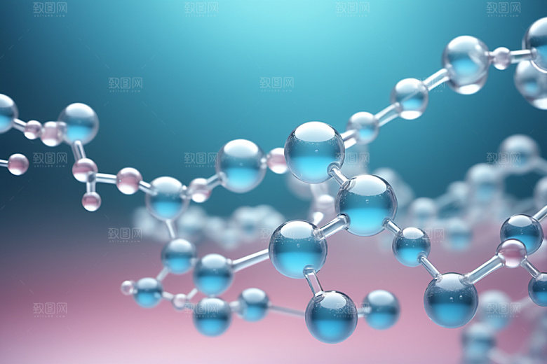 医美细胞护肤分子模型