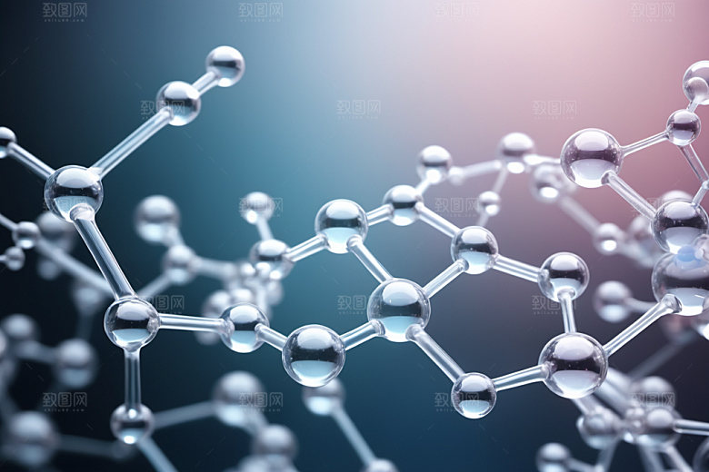 医美细胞抽象分子模型