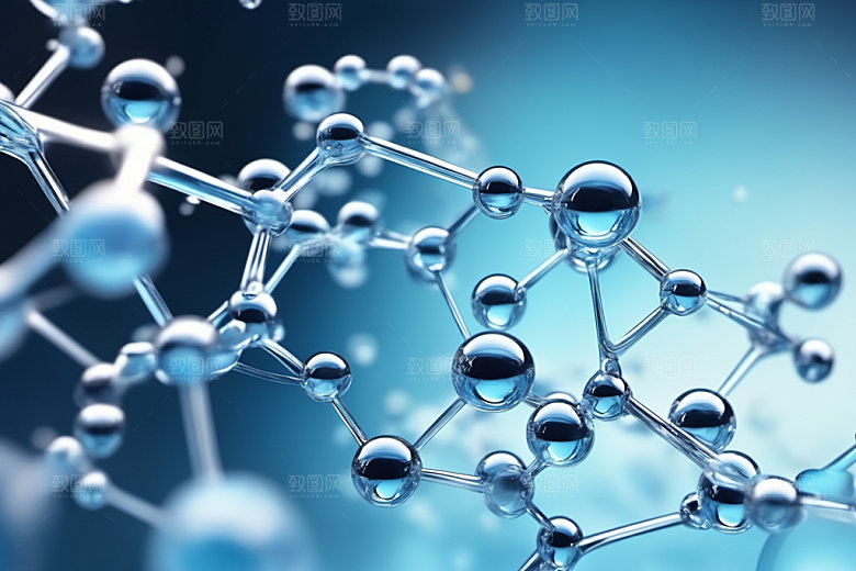 医美细胞抽象分子模型