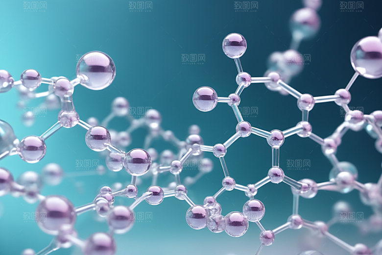 医美细胞透明分子模型