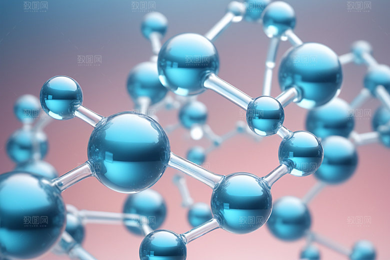 医美细胞泡泡分子模型