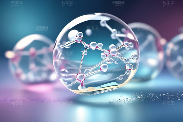 医美细胞分子泡泡模型