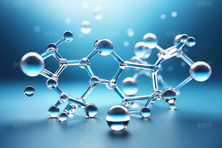 医美细胞透明分子模型