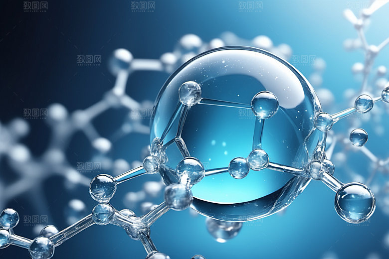 医美细胞护肤分子模型