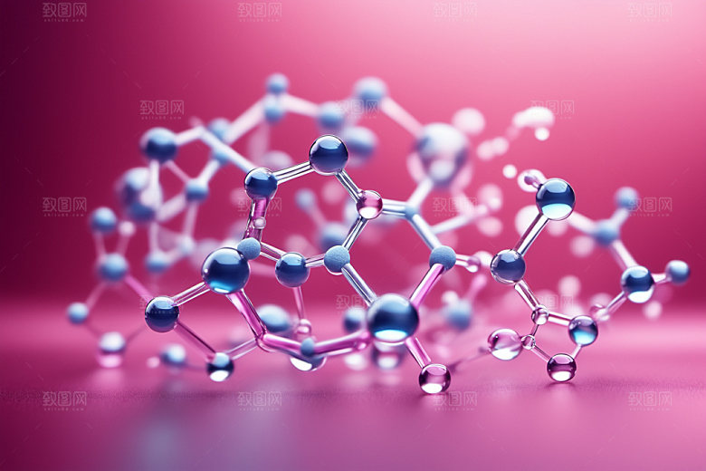 医美细胞3D抽象模型