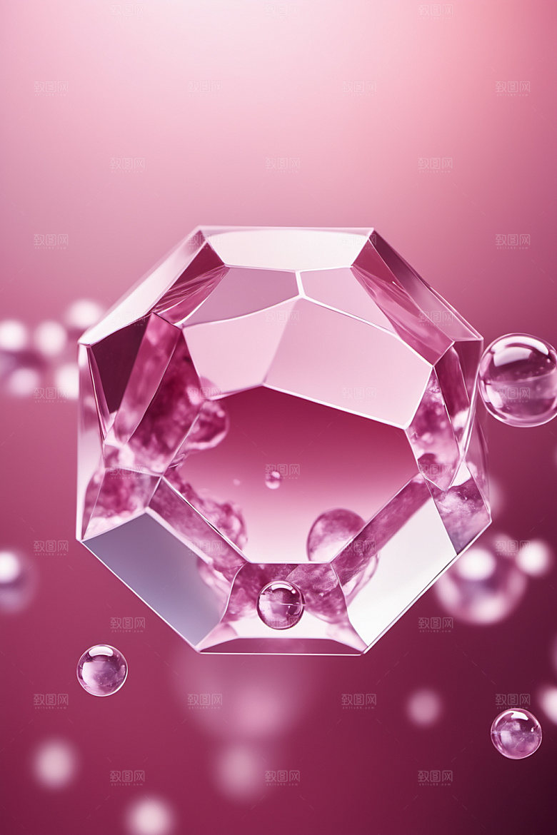 医美细胞3D抽象模型