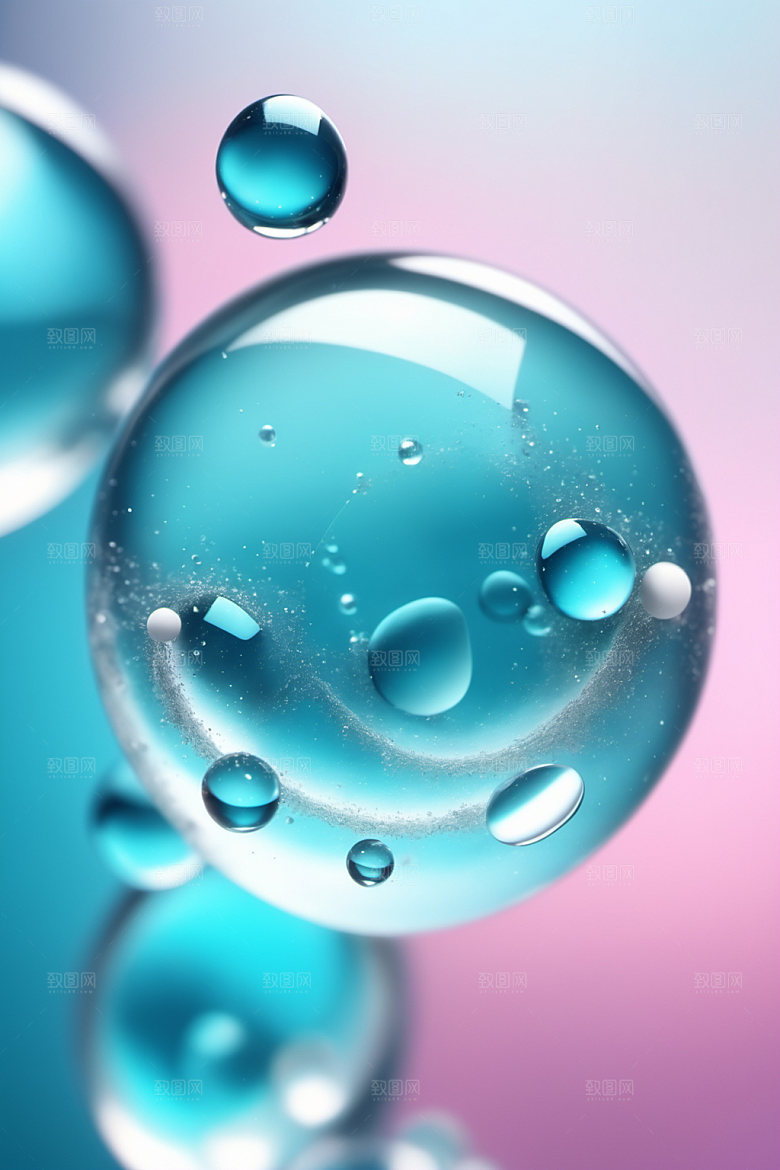 医美细胞3D泡泡模型