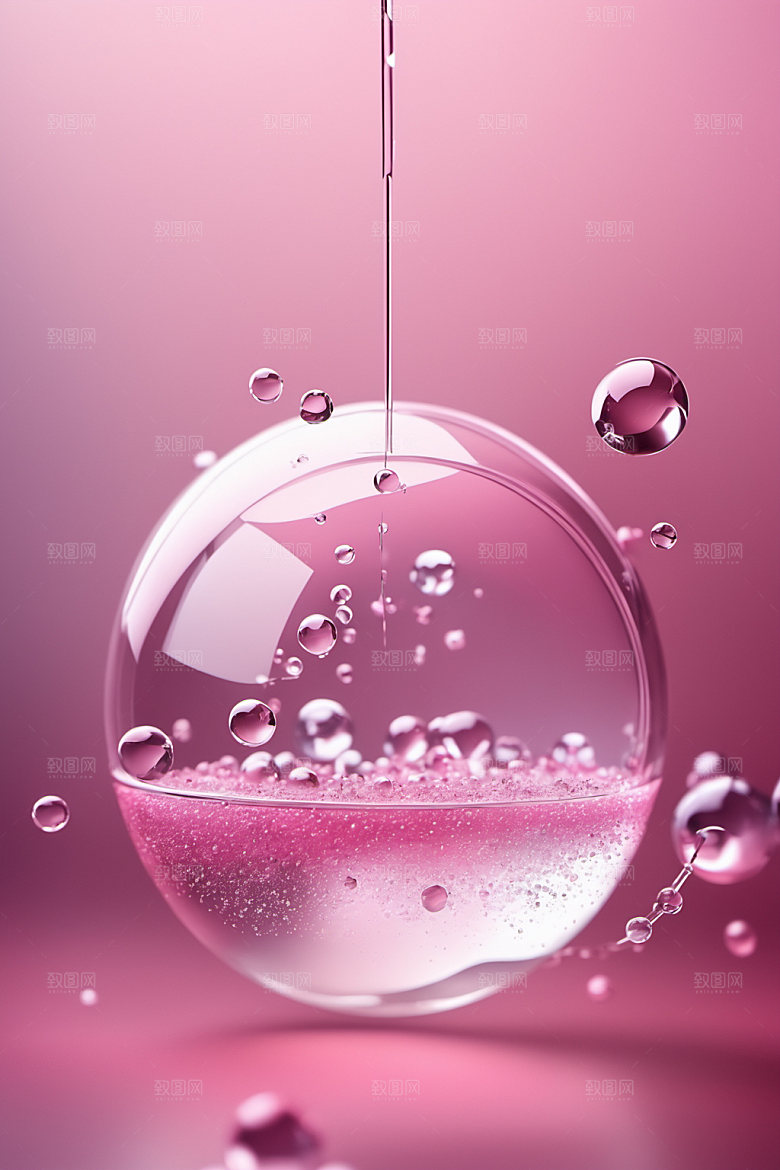 医美细胞泡泡分子模型
