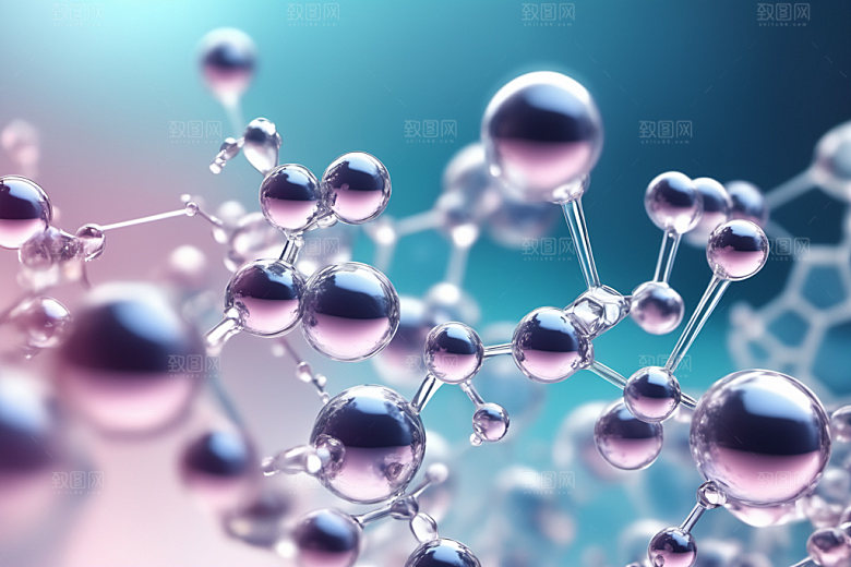 医美细胞泡泡分子模型