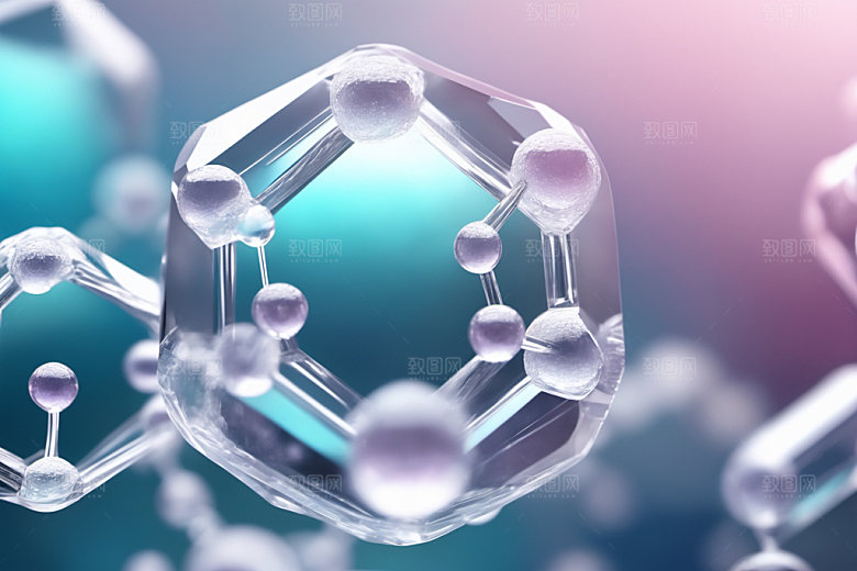 医美细胞分子透明模型