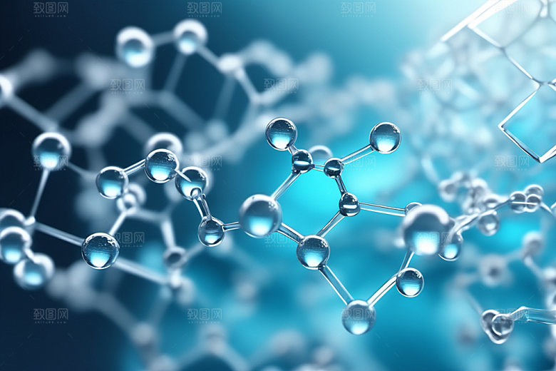医美细胞透明分子模型