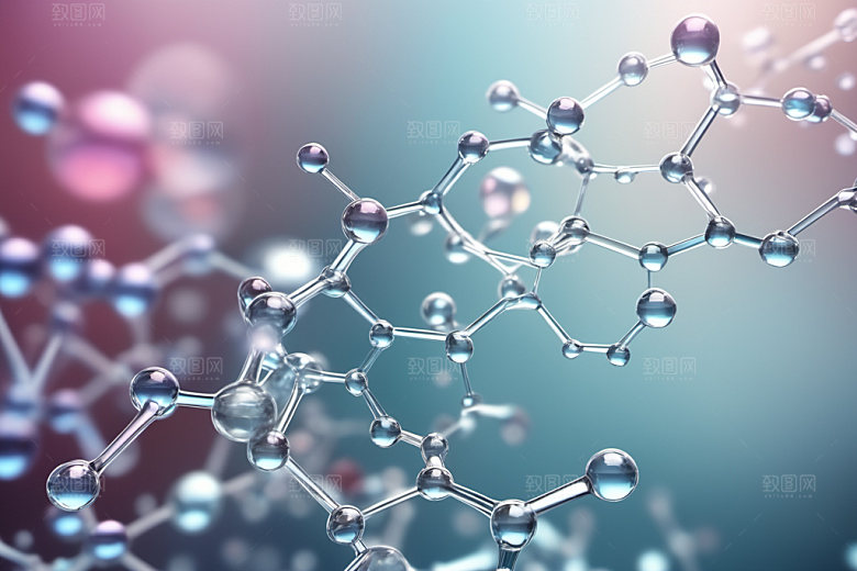 医美细胞抽象分子模型