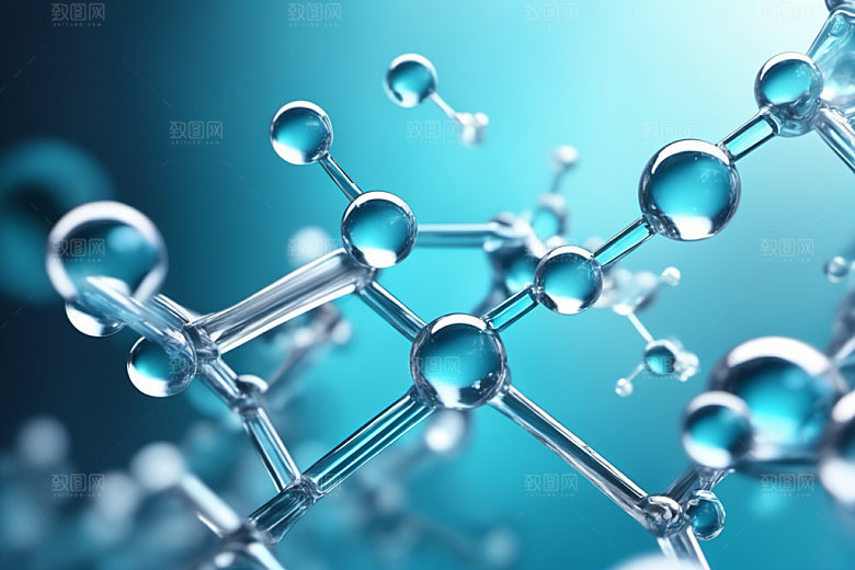 医美细胞透明分子模型