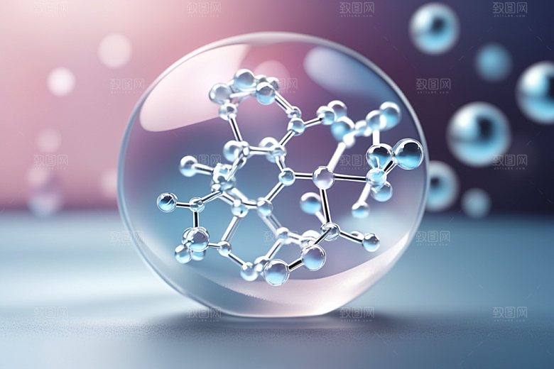 医美细胞泡泡3D模型