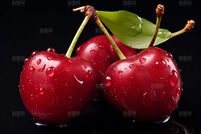 樱桃美味车厘子摄影图