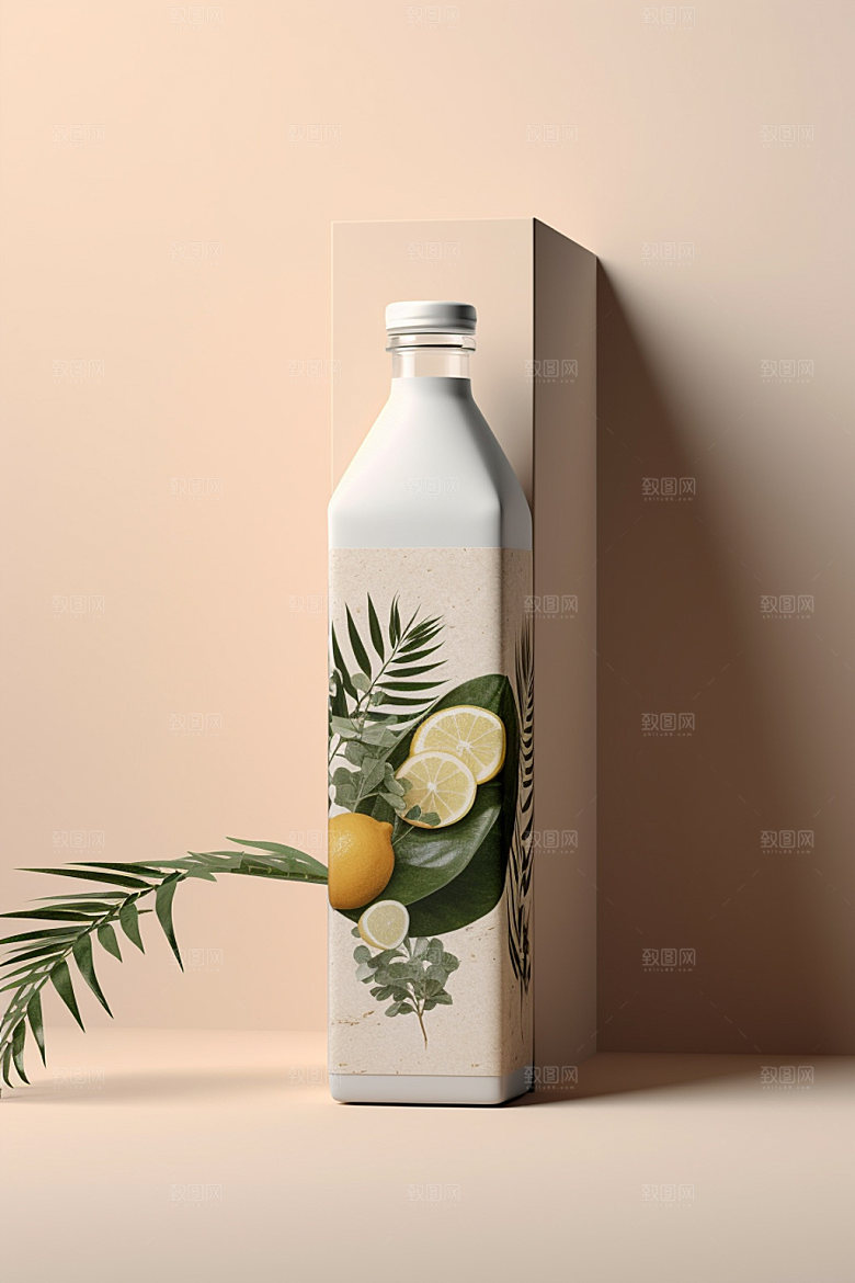 饮料瓶时尚现代模型