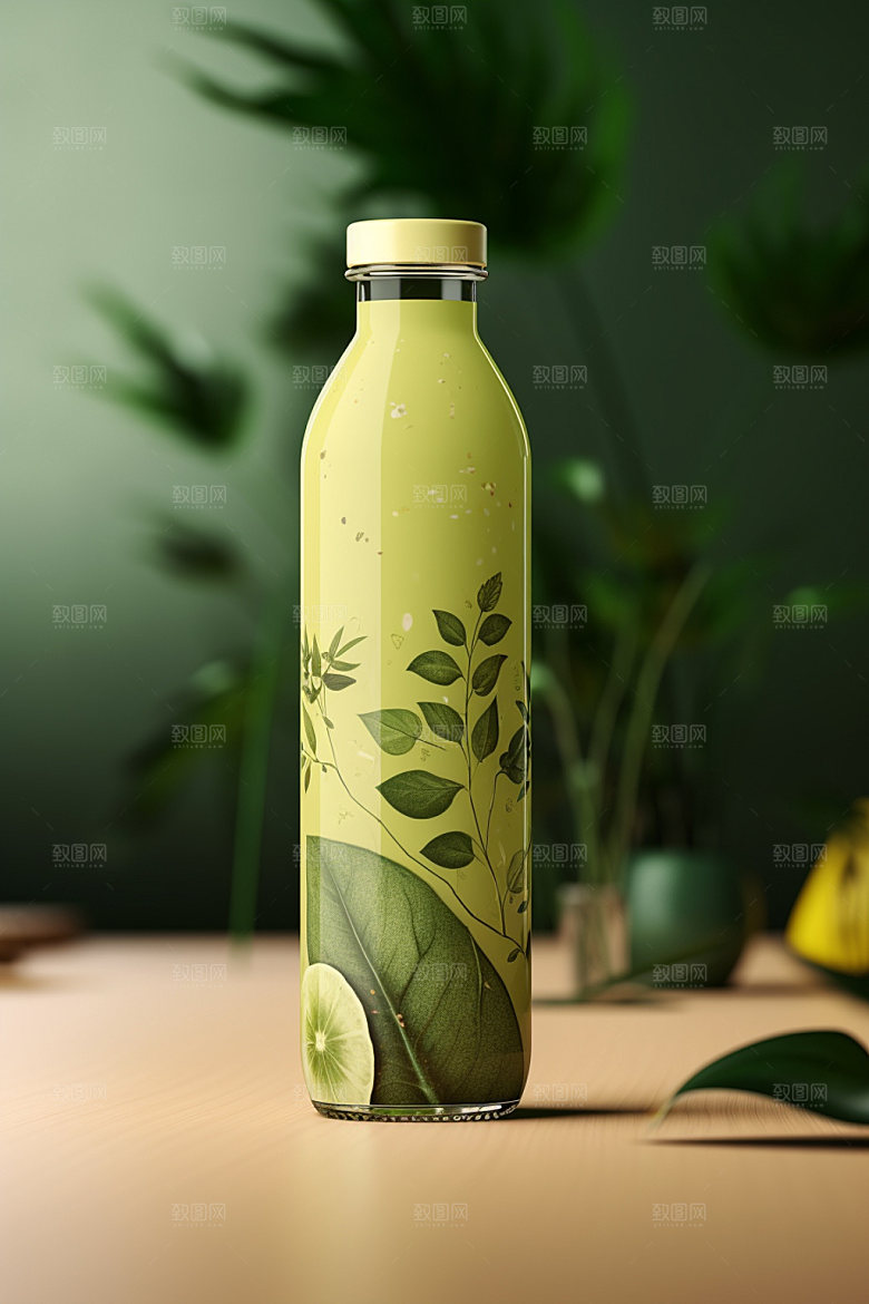 饮料瓶现代时尚模型