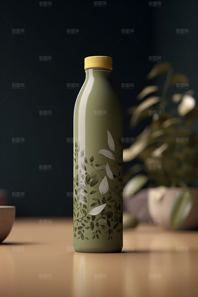 饮料瓶现代简约模型