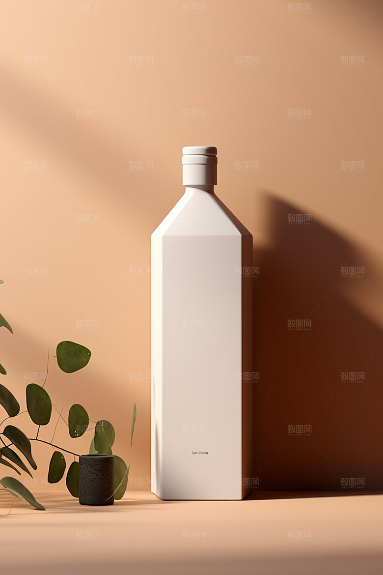 饮料瓶立体果汁模型
