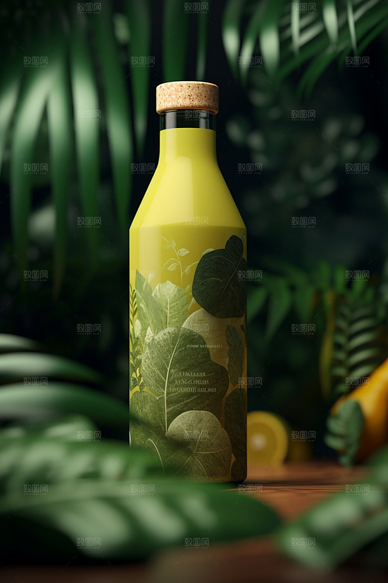 饮料瓶现代3D模型