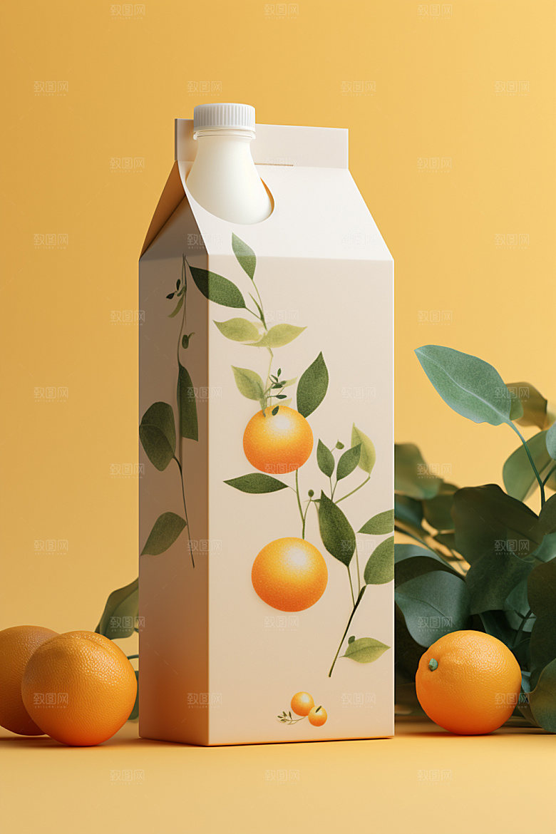 饮料瓶简约时尚模型