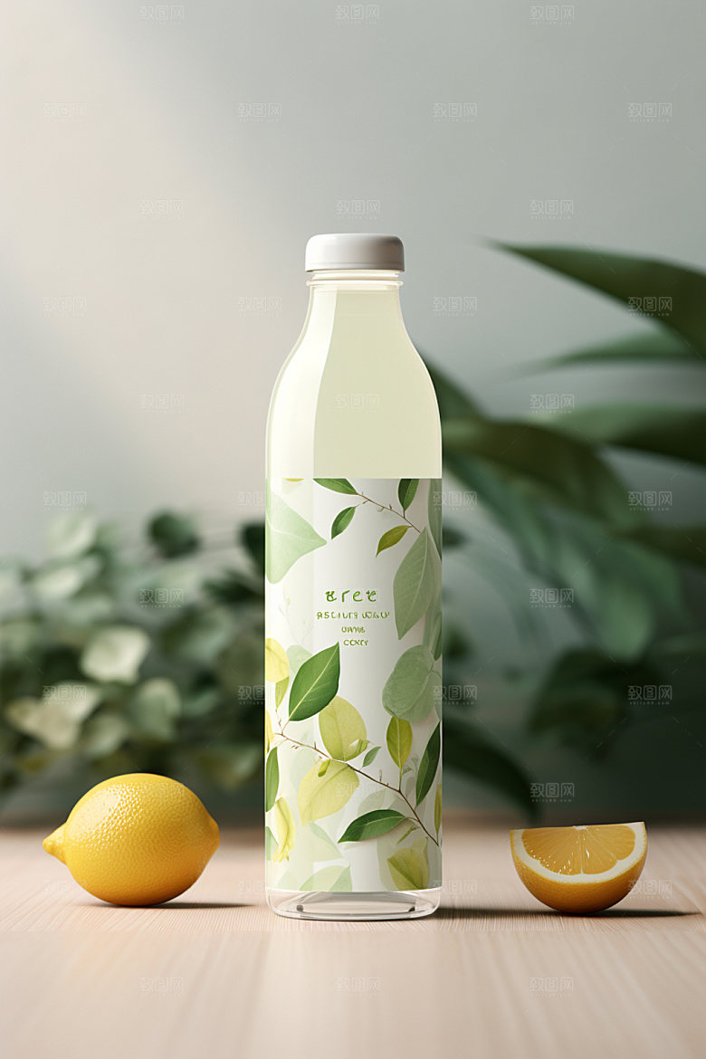 饮料瓶果汁现代模型