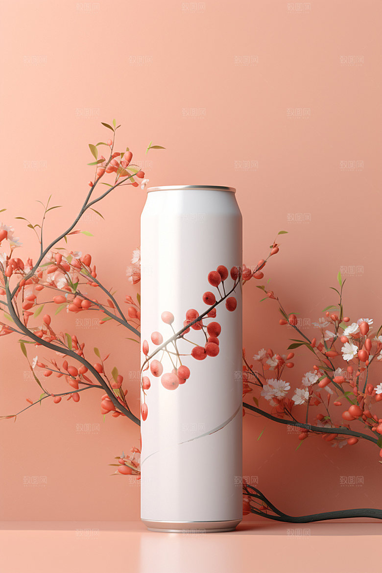 饮料瓶时尚简约模型