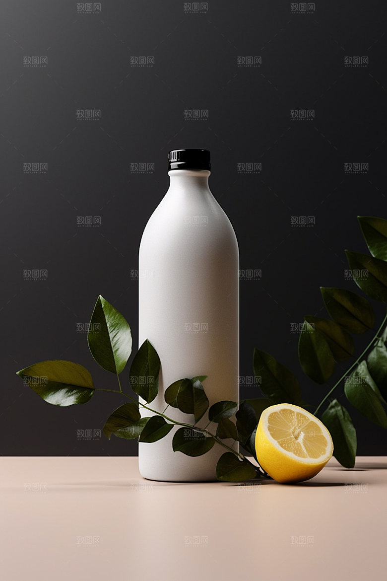 饮料瓶现代包装设计模型