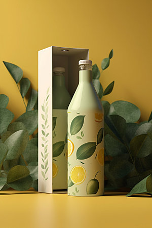 饮料瓶包装设计3D模型
