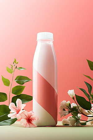 饮料瓶果汁包装设计模型