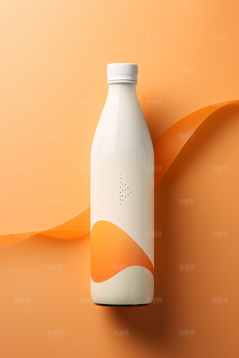 饮料瓶包装设计时尚模型