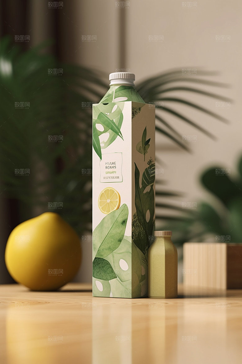 饮料瓶时尚简约模型