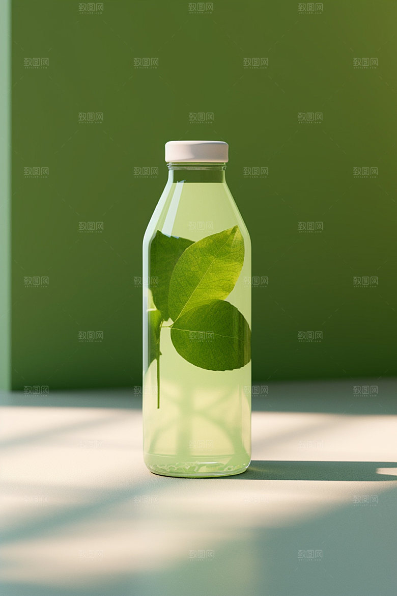 饮料瓶简约包装设计模型