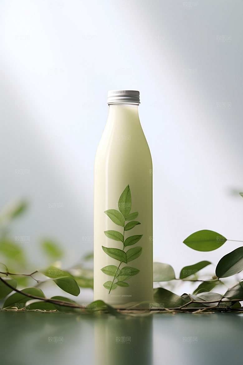饮料瓶简约现代模型