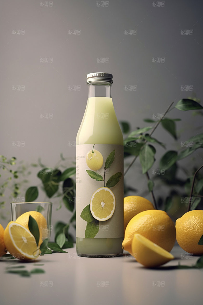 饮料瓶包装设计3D模型