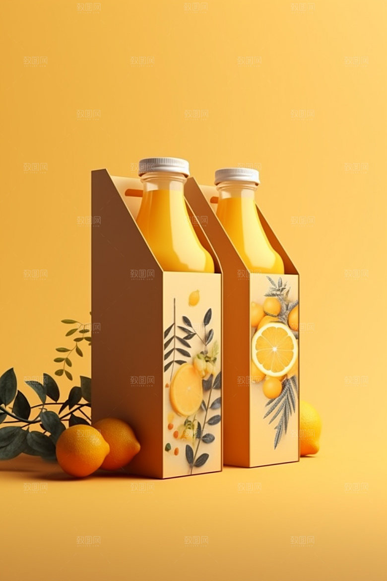 饮料瓶时尚现代模型